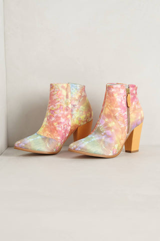 Galaxy Inlay Booties Shoes